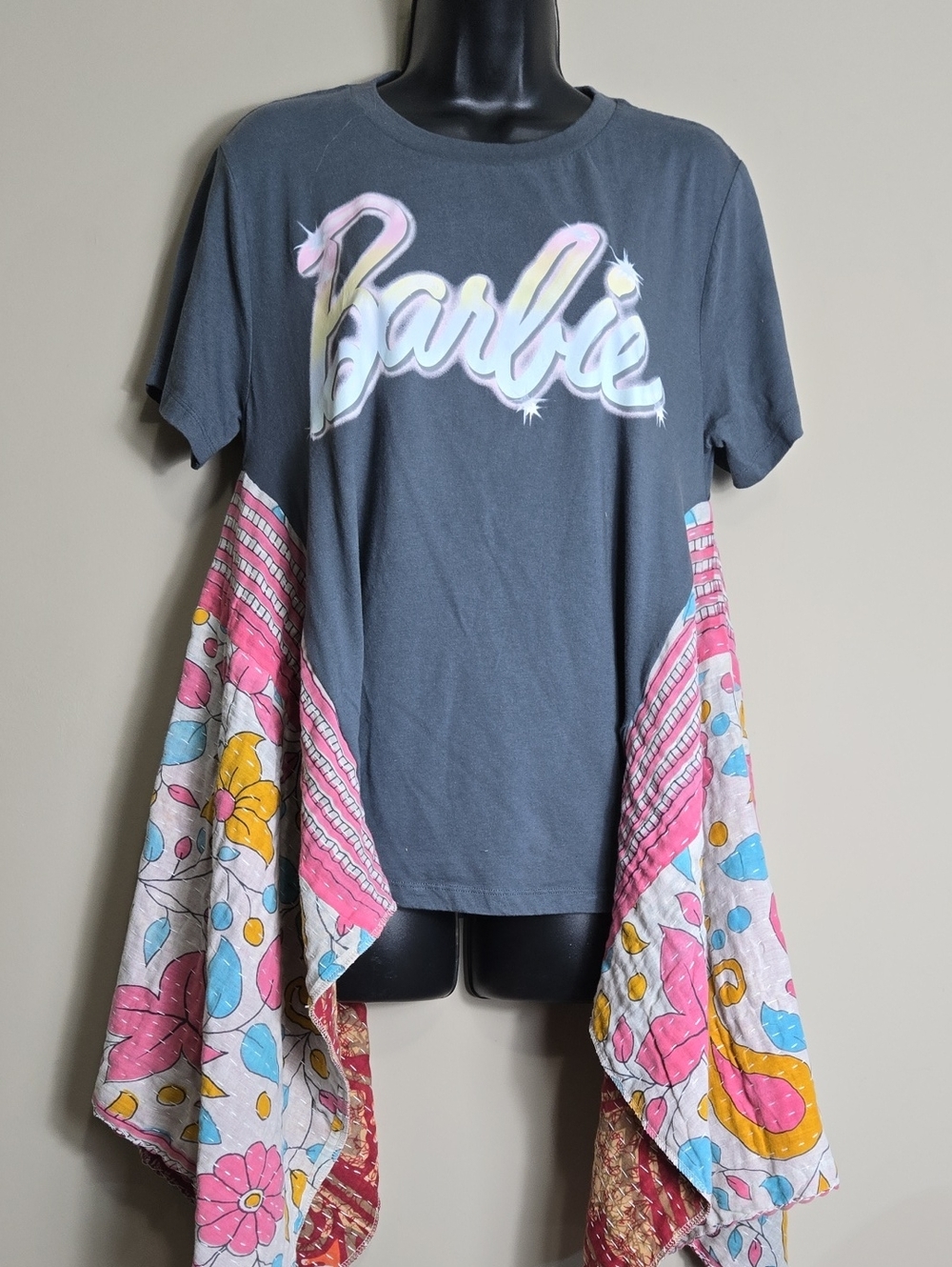 Upcycled Barbie t-shirt